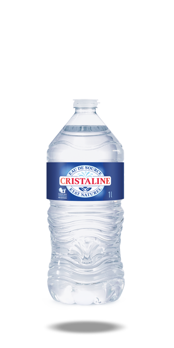 Cristaline 1 l bouchon solidaire