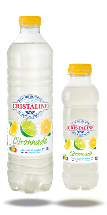Cristaline jus citronade 1,5L & 50cL