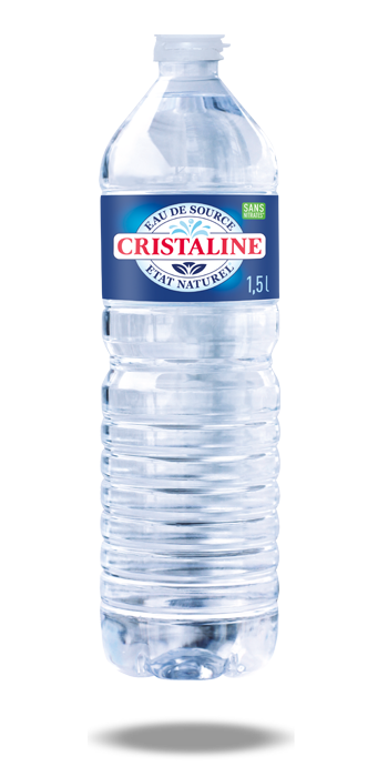 Cristaline 1,5 l bouchon solidaire