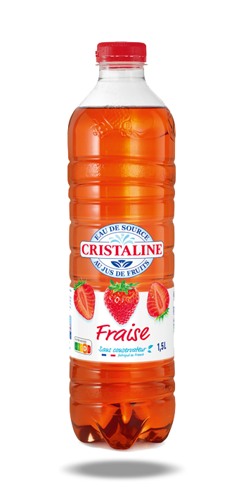 Cristaline jus fraise 1,5 l