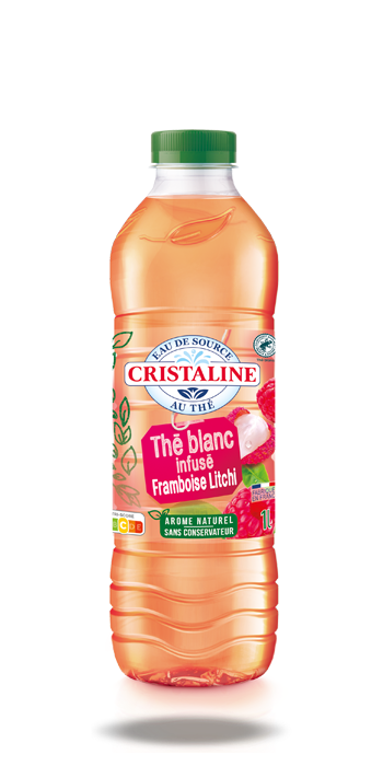 Cristaline Thé blanc framboise litchi 1 l