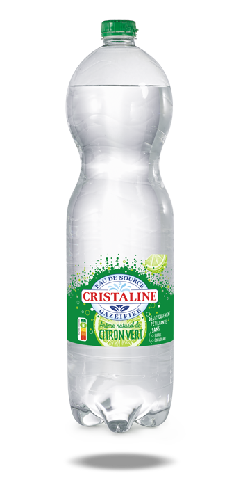 Cristaline gazeuse citron vert 1,5 l