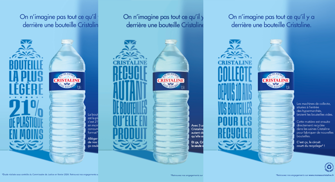 Découvrez tout ce qu'il y a derrière une bouteille Cristaline